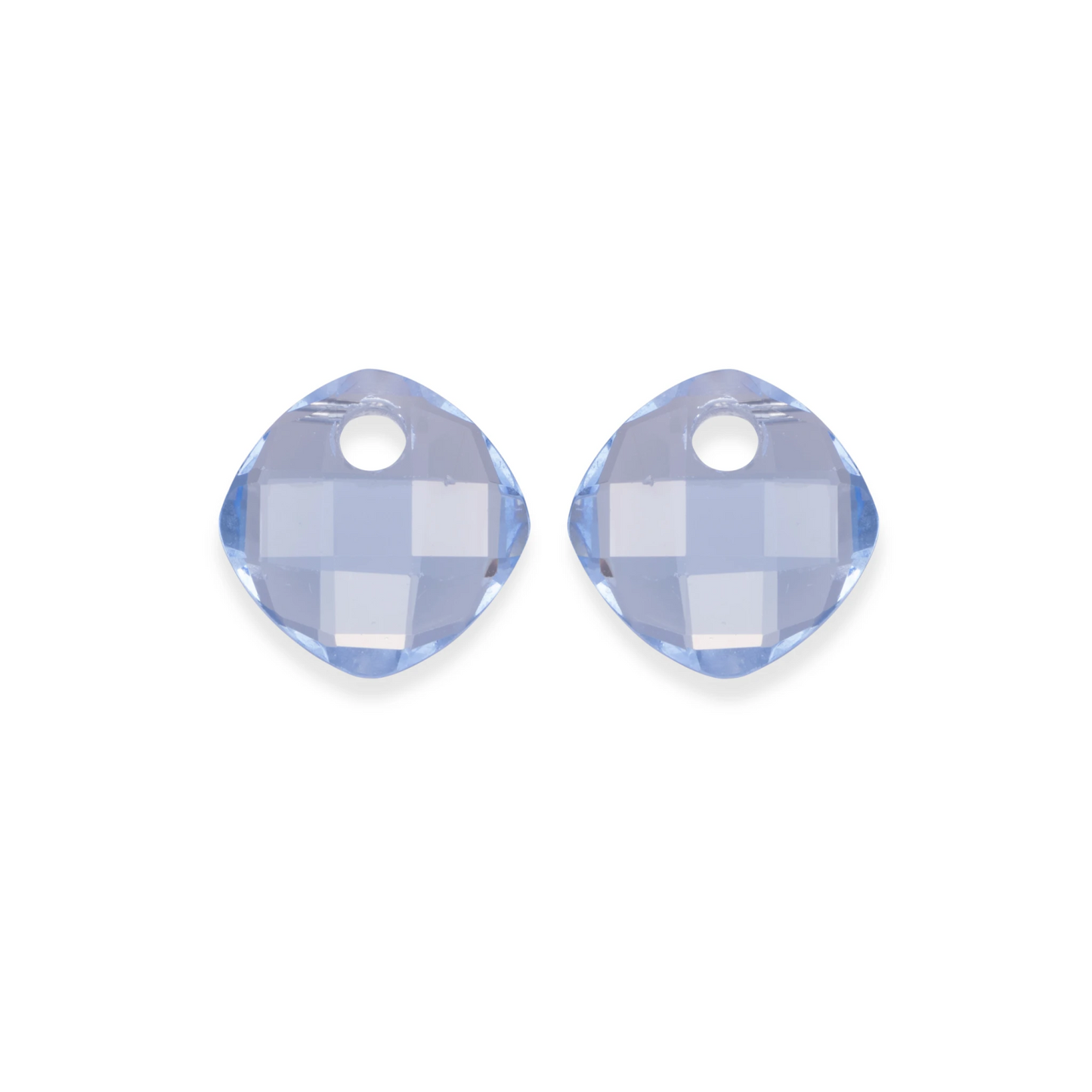 Earstones | Cushion Cut - Aquamarine