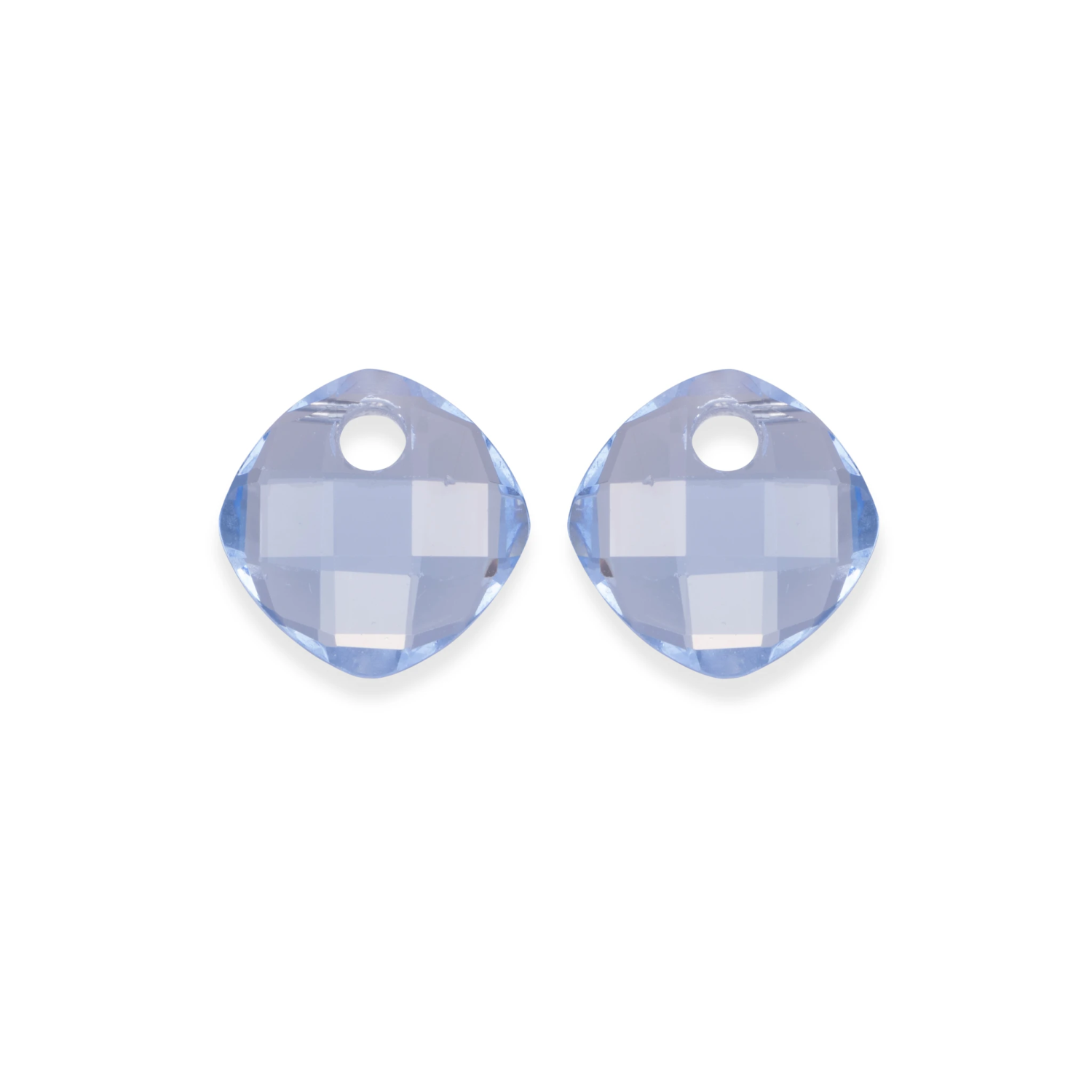 Earstones | Cushion Cut - Aquamarine