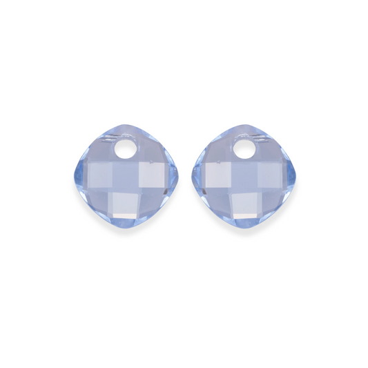 Earstones | Cushion Cut - Aquamarine
