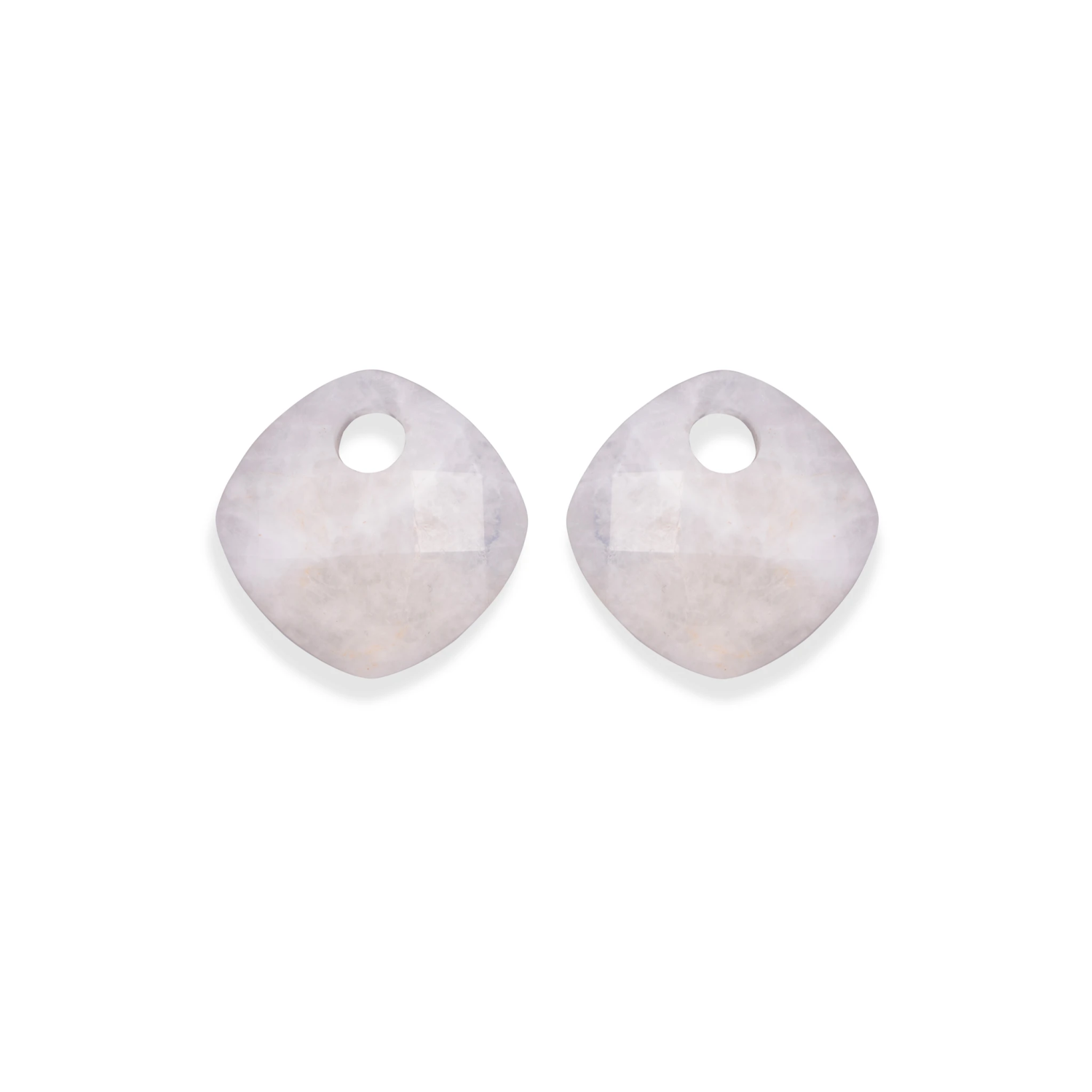 Earstones | Cushion Cut - Moonstone