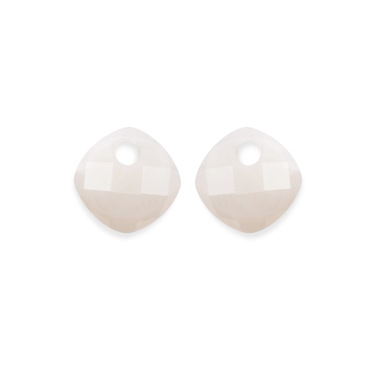 Earstones | Cushion Cut - Mother of Pearl