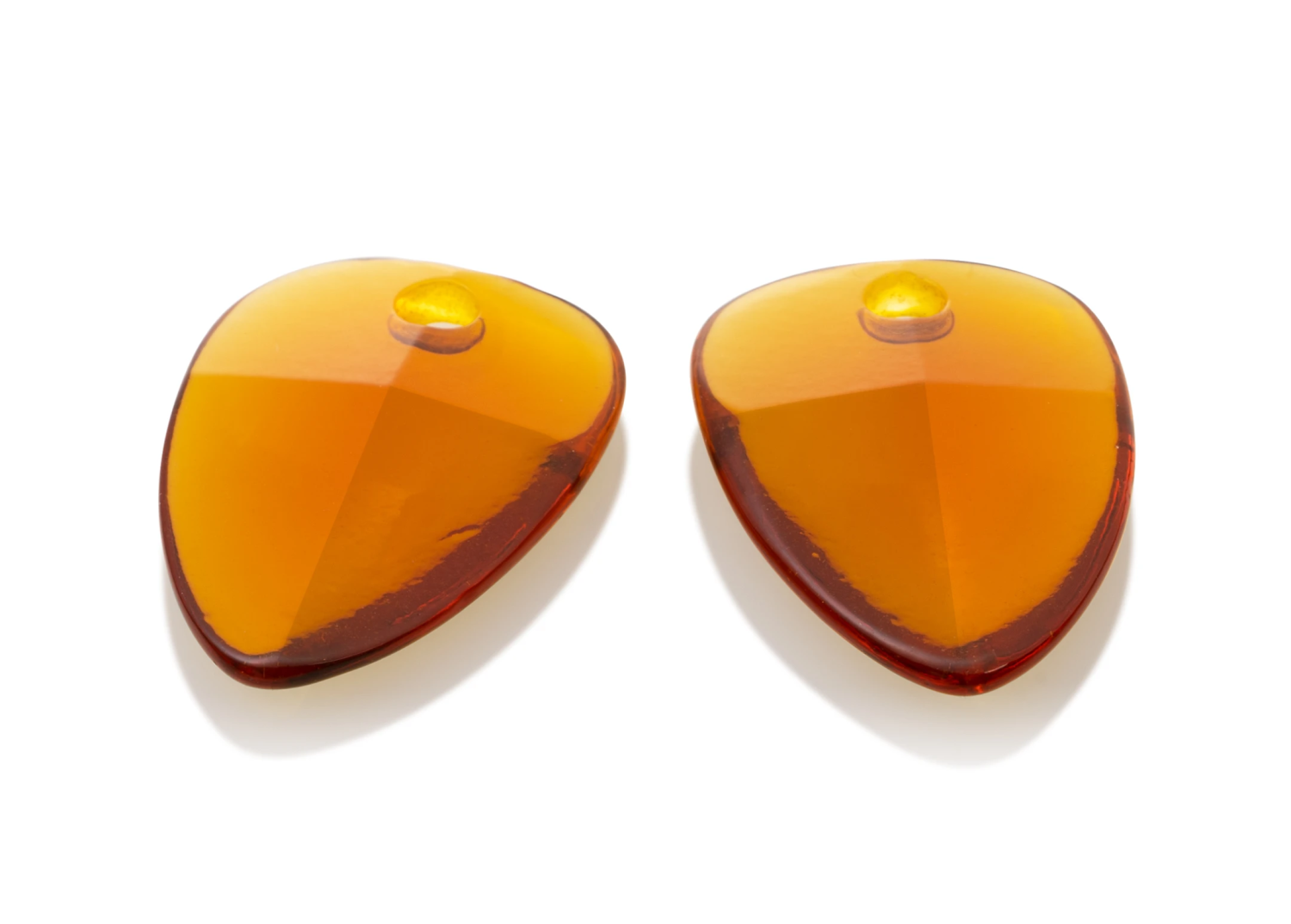 Earstones | Edge - Citrine Quartz
