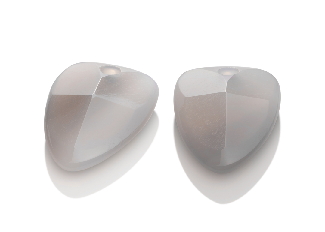 Earstones - Edge - Grey Agate