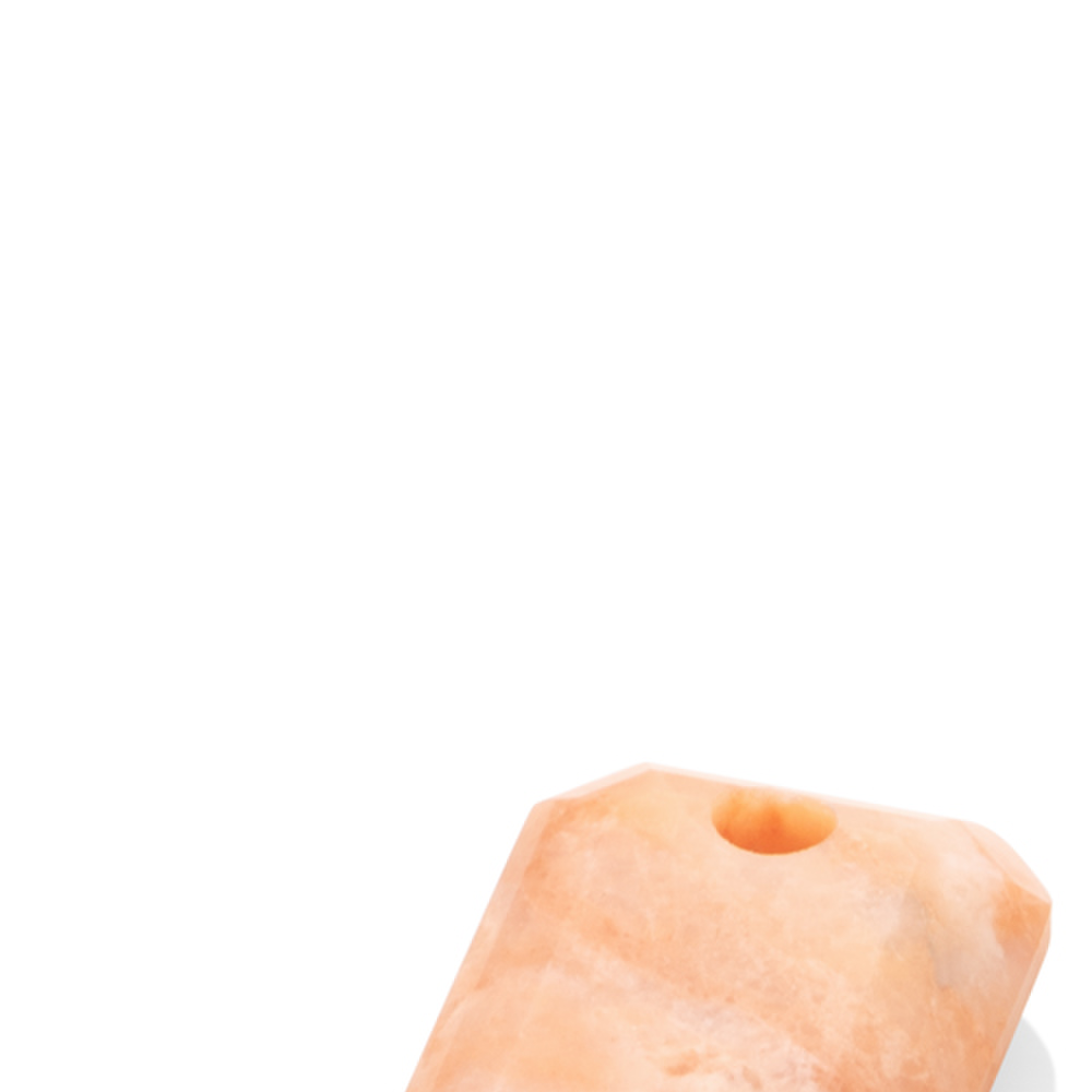 Earstones | Emerald Cut - Peach Rhodonite