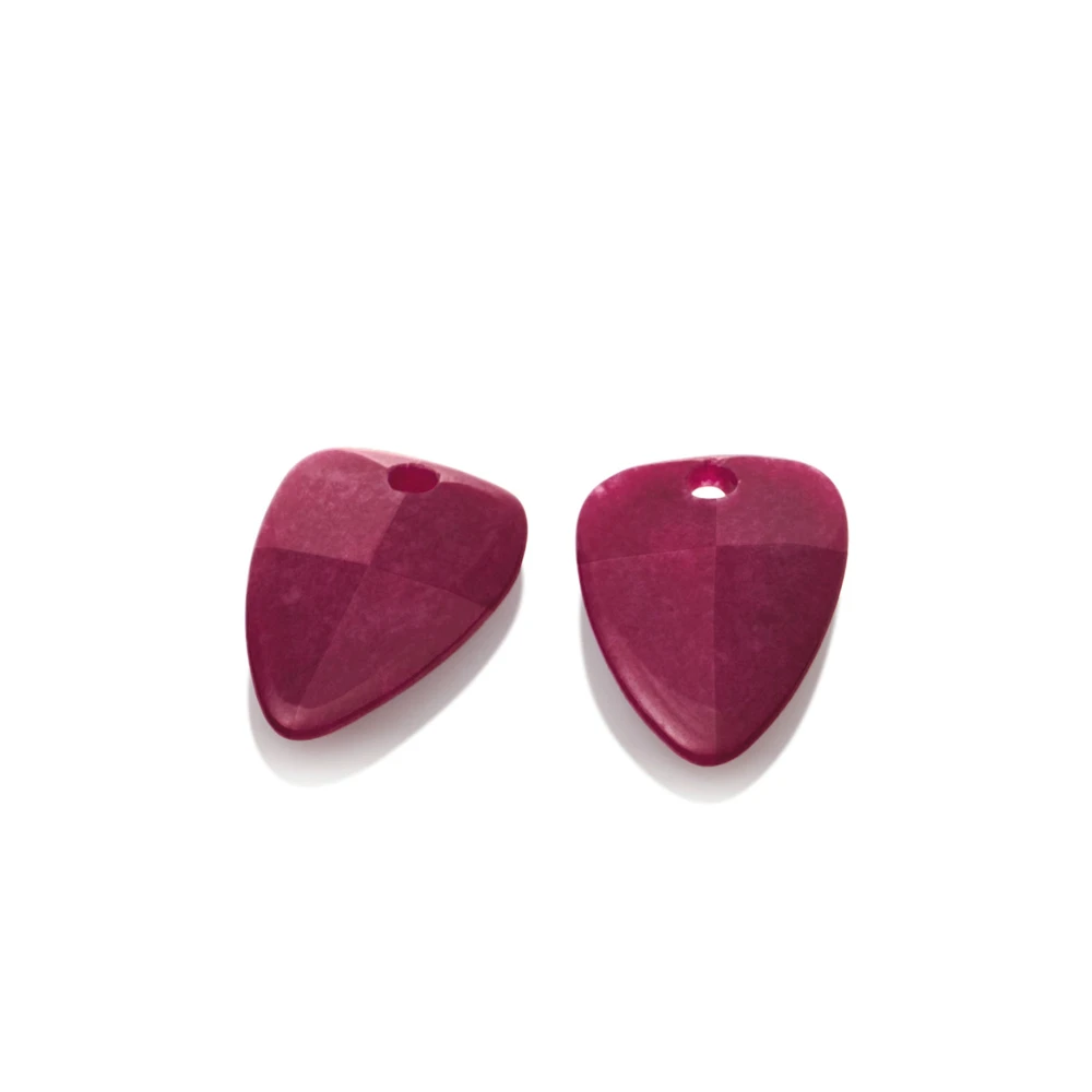 Earstones | Fuchsia Jade Edge Minimals