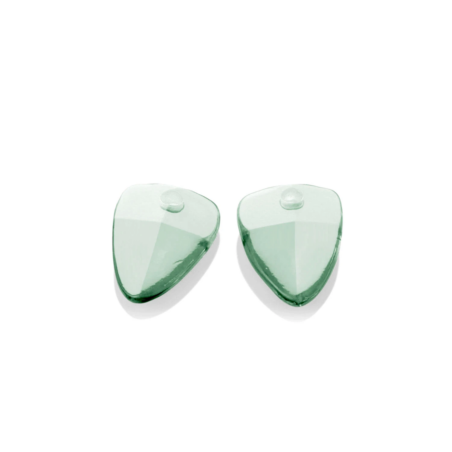 Earstones | Green Amethyst Edge Minimals