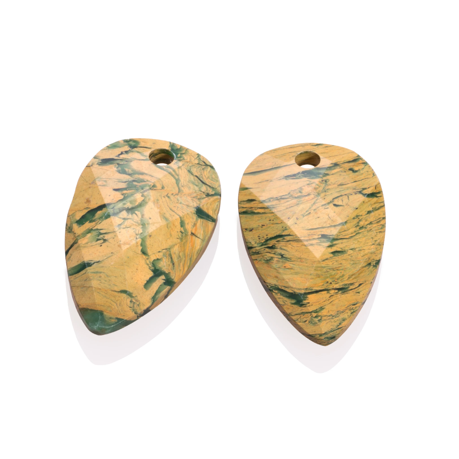 Earstones | Hidden Gem | Blossom - Ya'an Green Jade