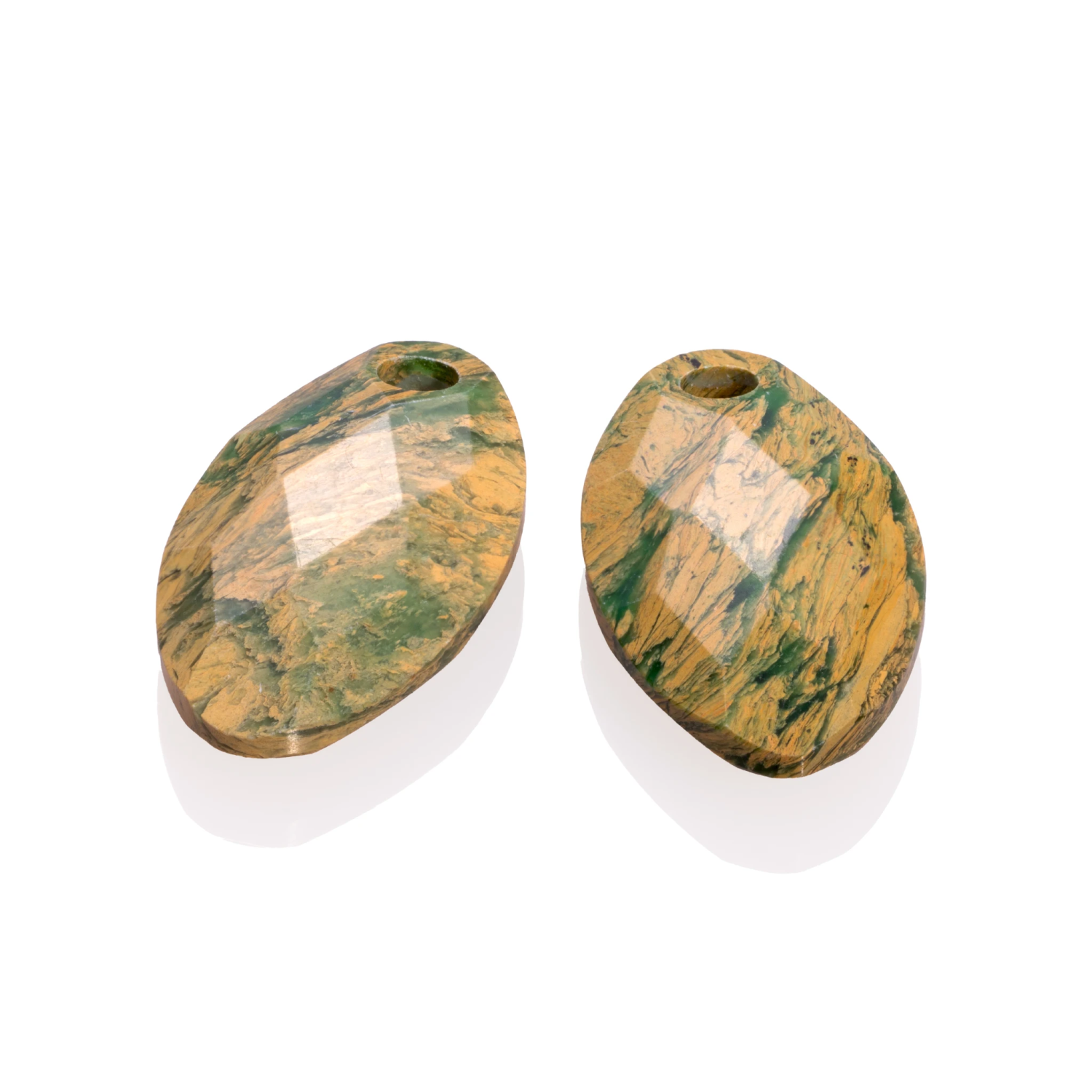 Earstones | Hidden Gem | Leaf - Ya'an Green Jade