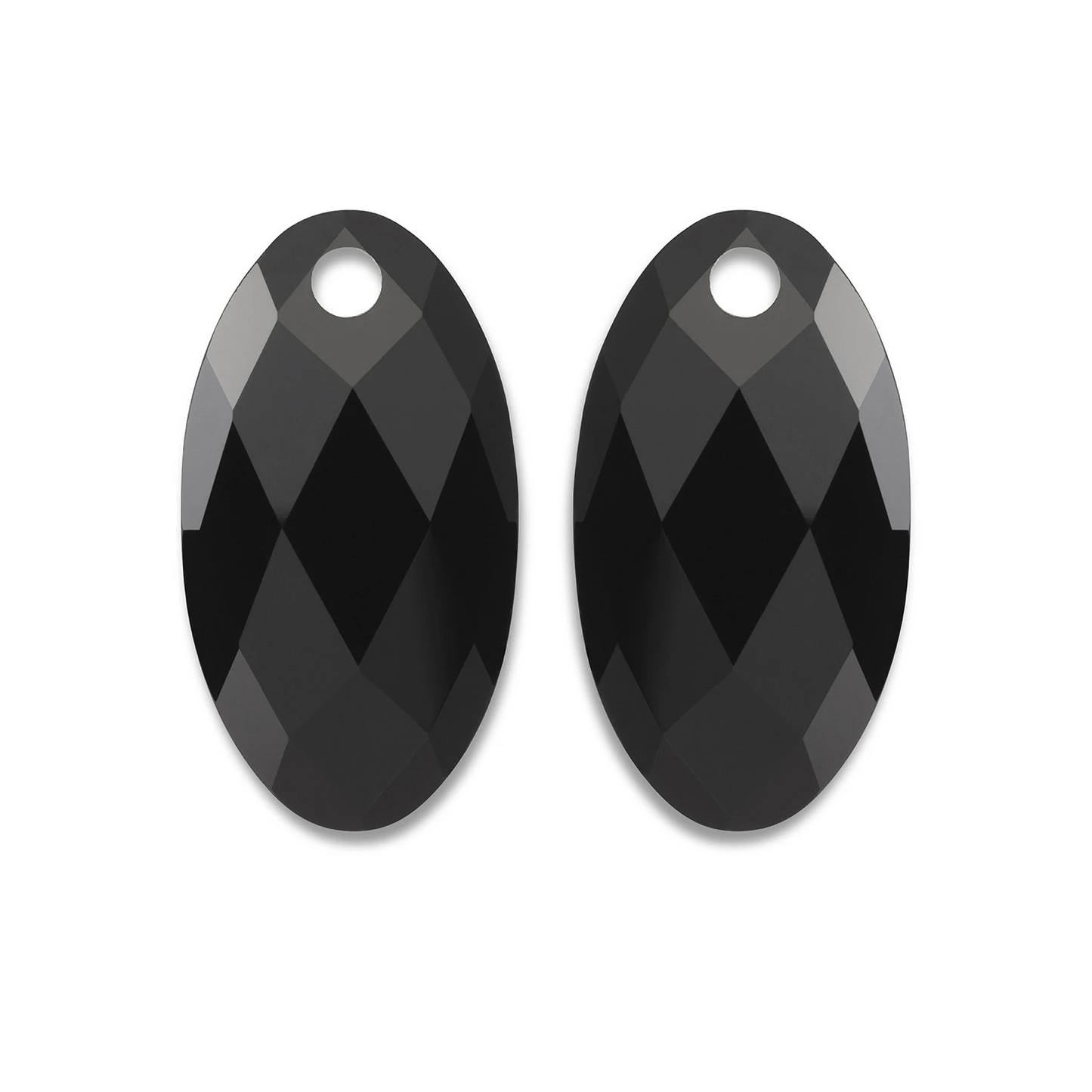 Earstones | Large Leaf Onyx