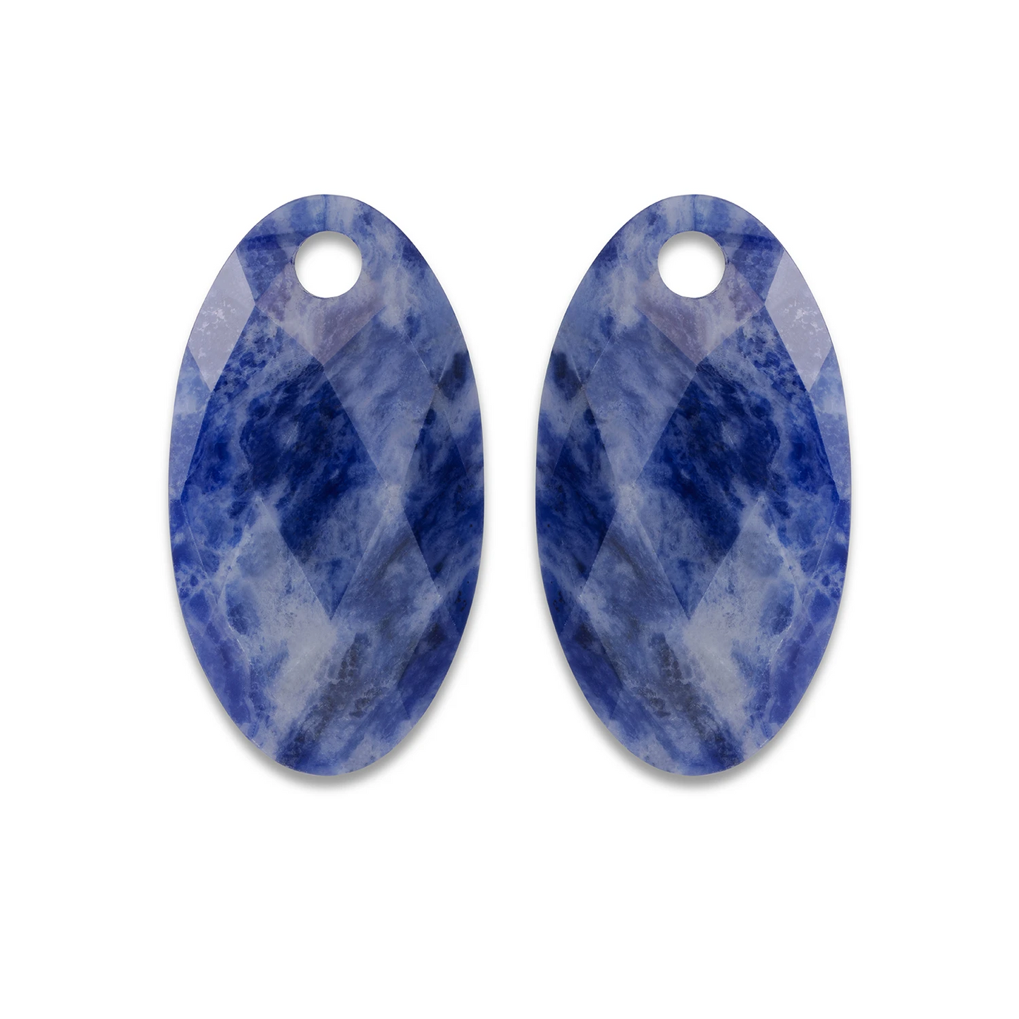 Earstones | Large Leaf - Sodalite