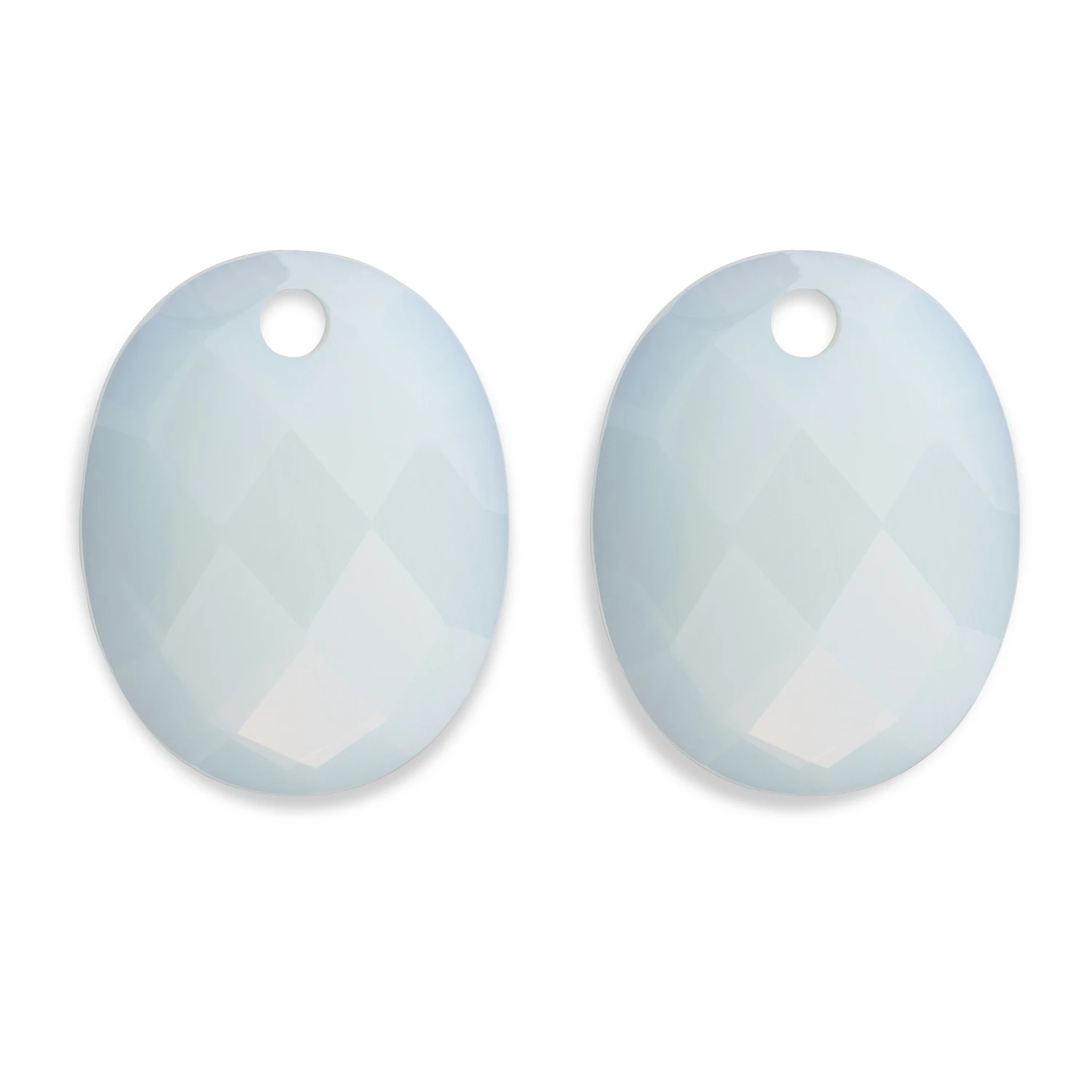 Earstones | Large Oval - Opalite