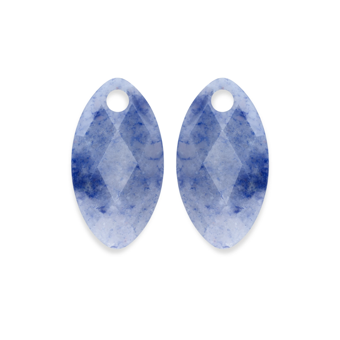 Earstones | Leaf Blue Aventurine Earleaf small
