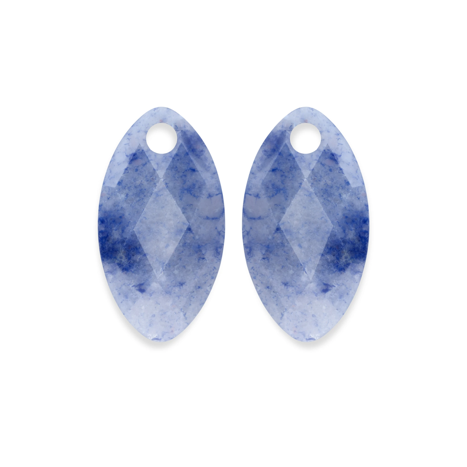 Earstones | Leaf Blue Aventurine Earleaf small