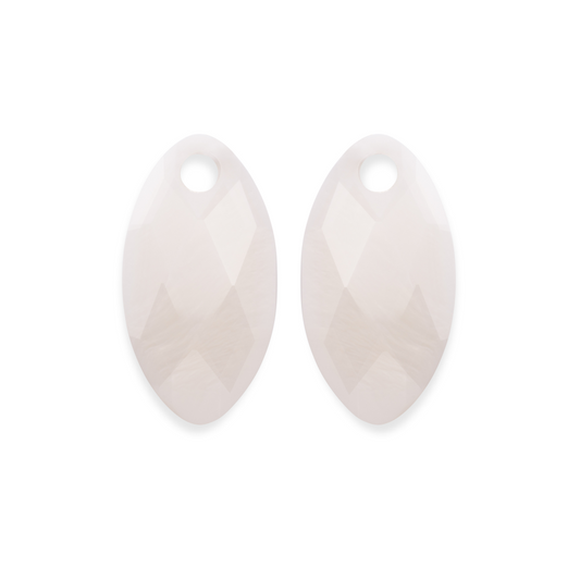 Earstones | Leaf - Mother of Pearl