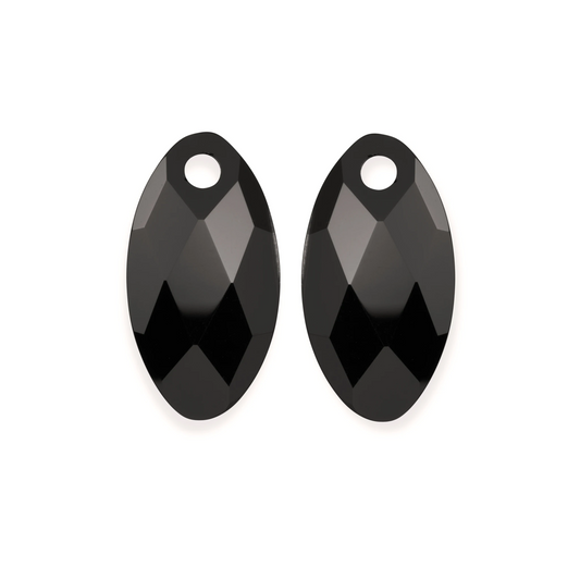 Earstones | Leaf Onyx