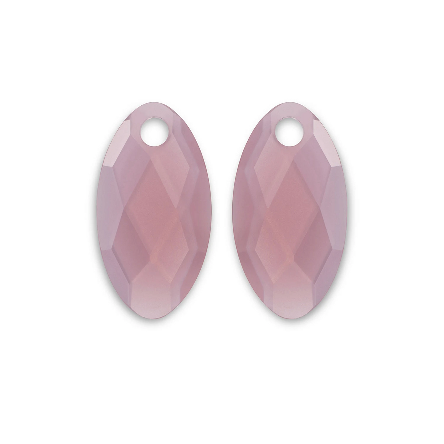 Earstones | Leaf - Pink Opalite
