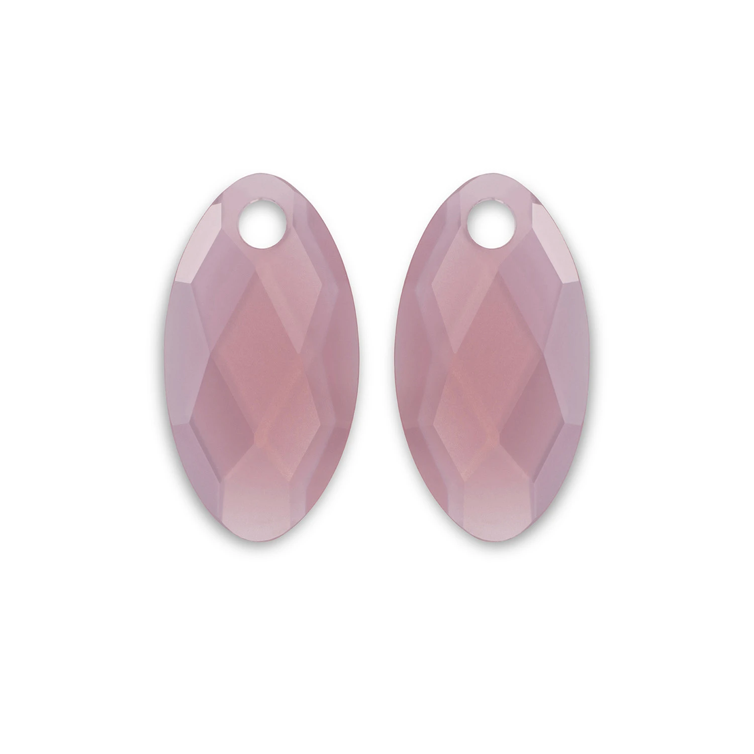 Earstones | Leaf - Pink Opalite