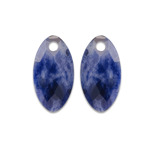 Earstones | Leaf - Sodalite