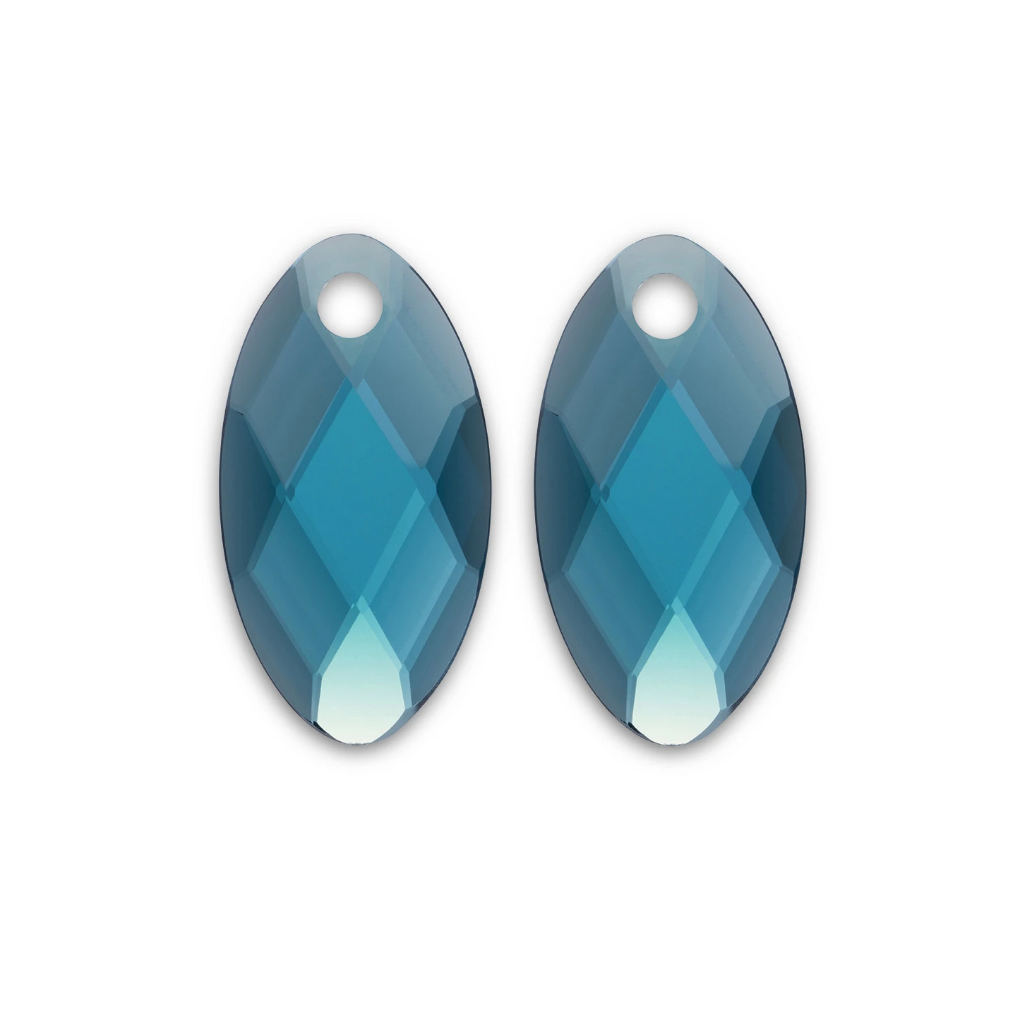 Earstones | Leaf - Turquoise Quartz