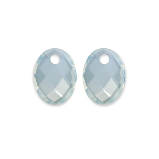 Earstones | Medium Oval - Opalite