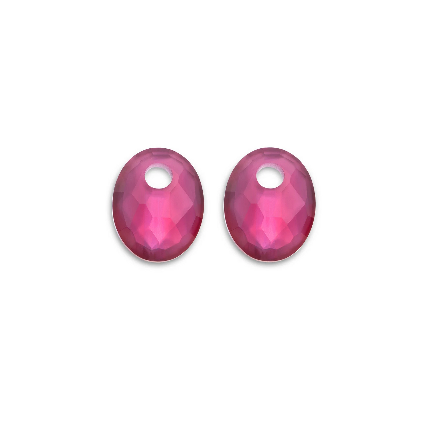 Earstones | Small Oval - Candy Jade