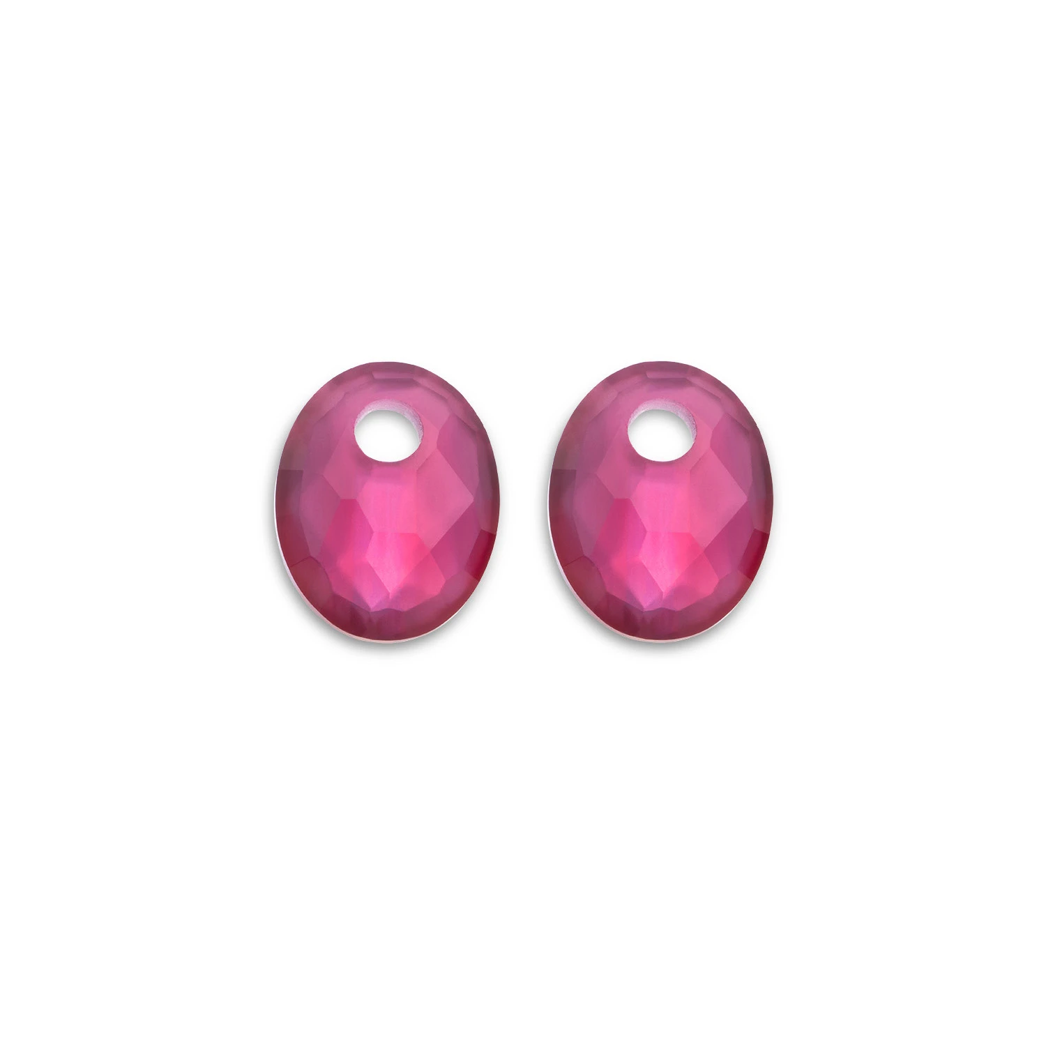 Earstones | Small Oval - Candy Jade