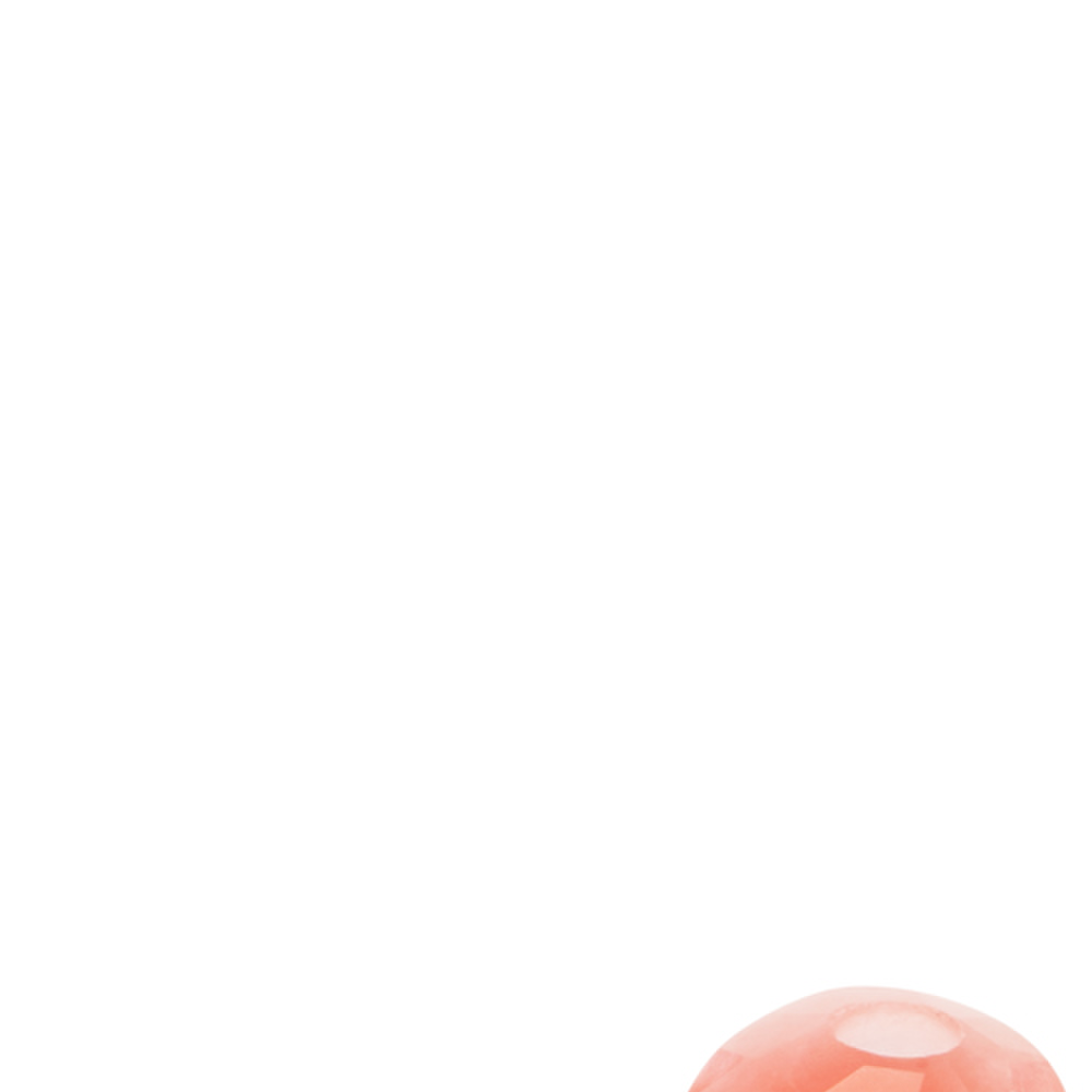 Earstones | Small Oval - Facet Cherry Quartz