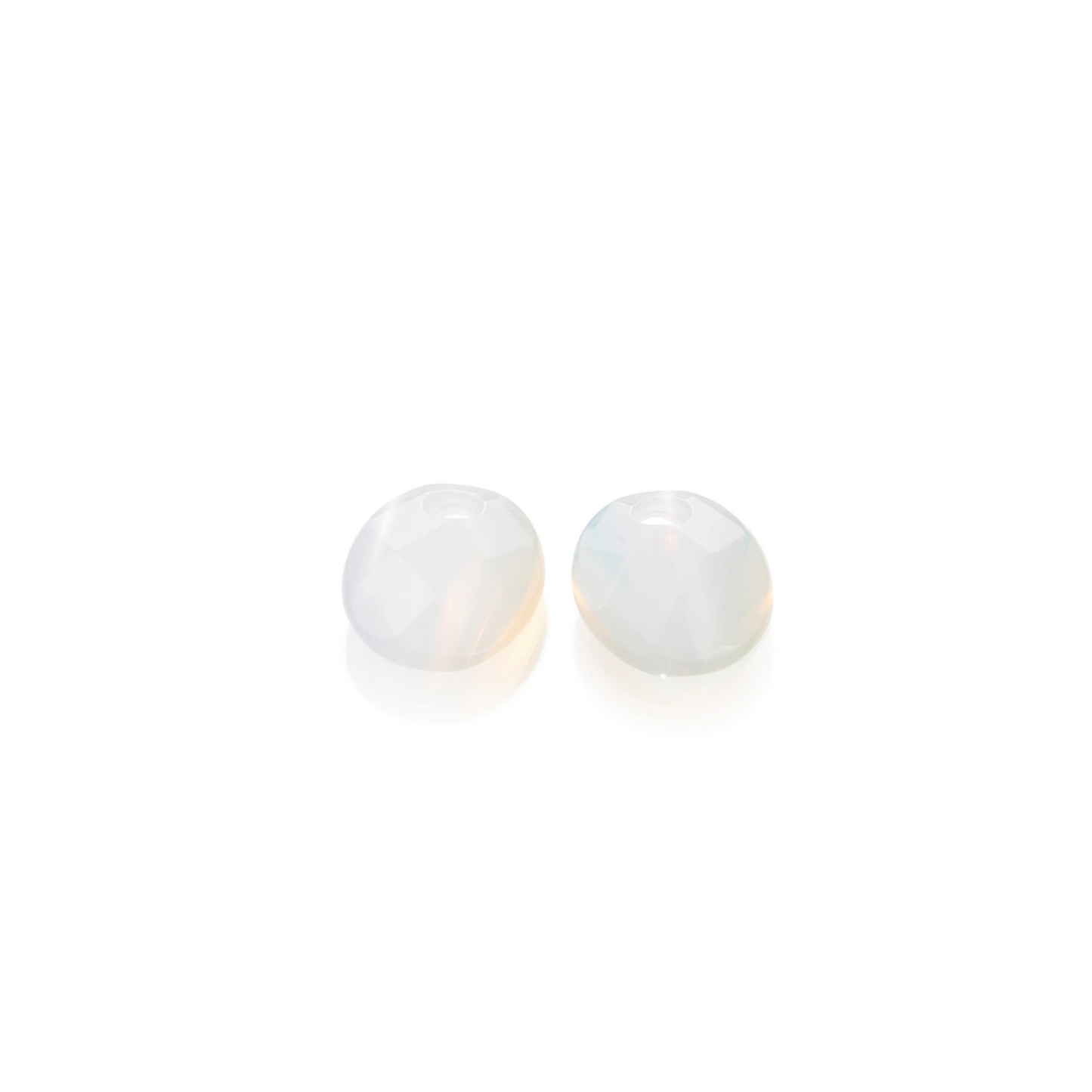 Earstones | Small Oval - Facet Opalite