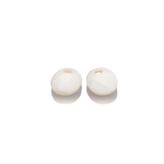 Earstones | Small Oval - Mother of Pearl