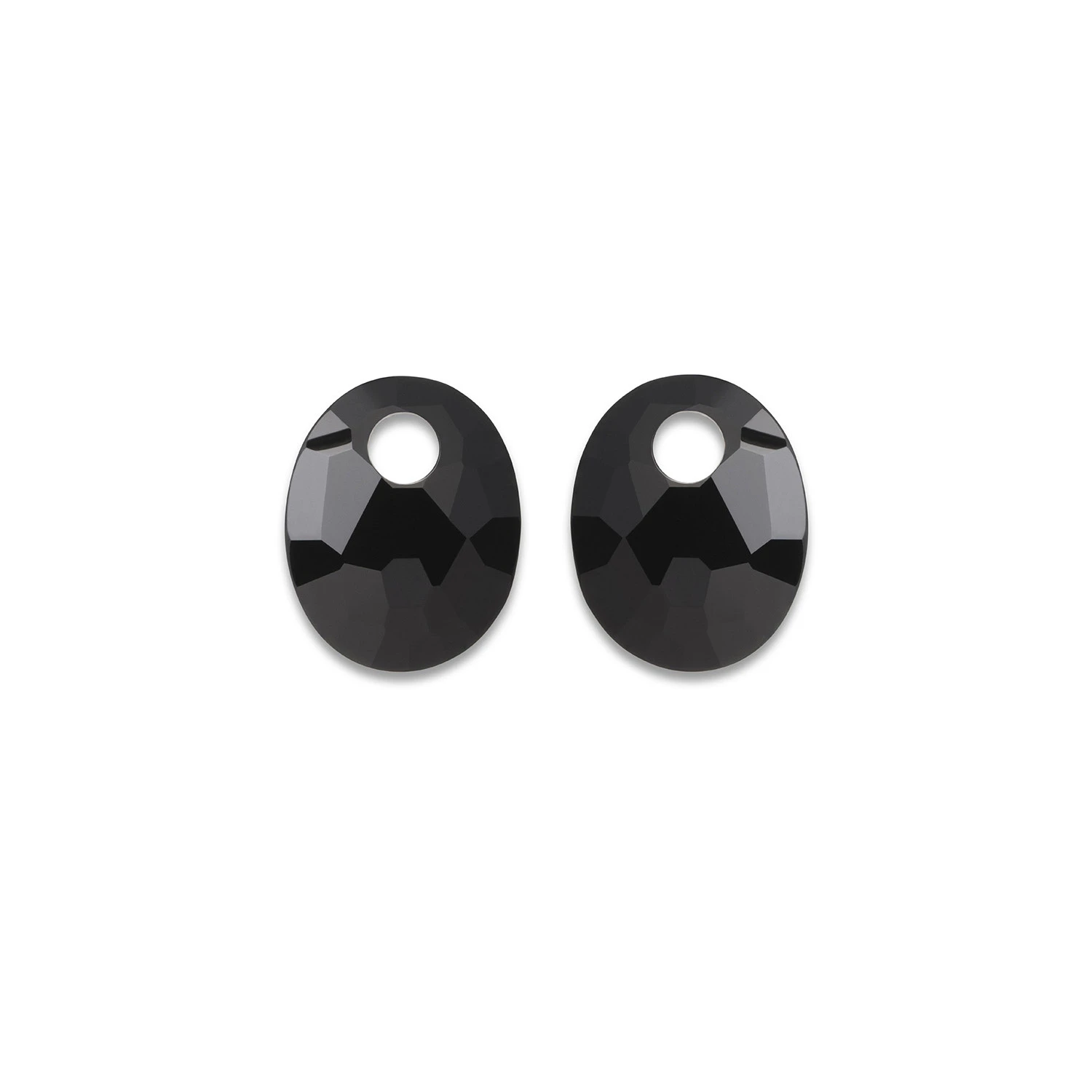 Earstones | Small Oval - Onyx