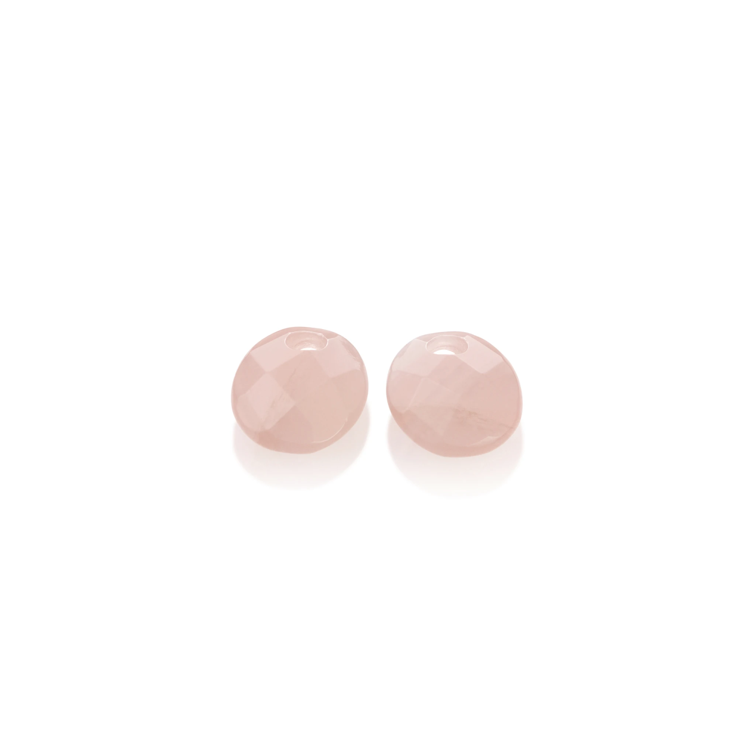 Earstones | Small Oval - Rose Quartz