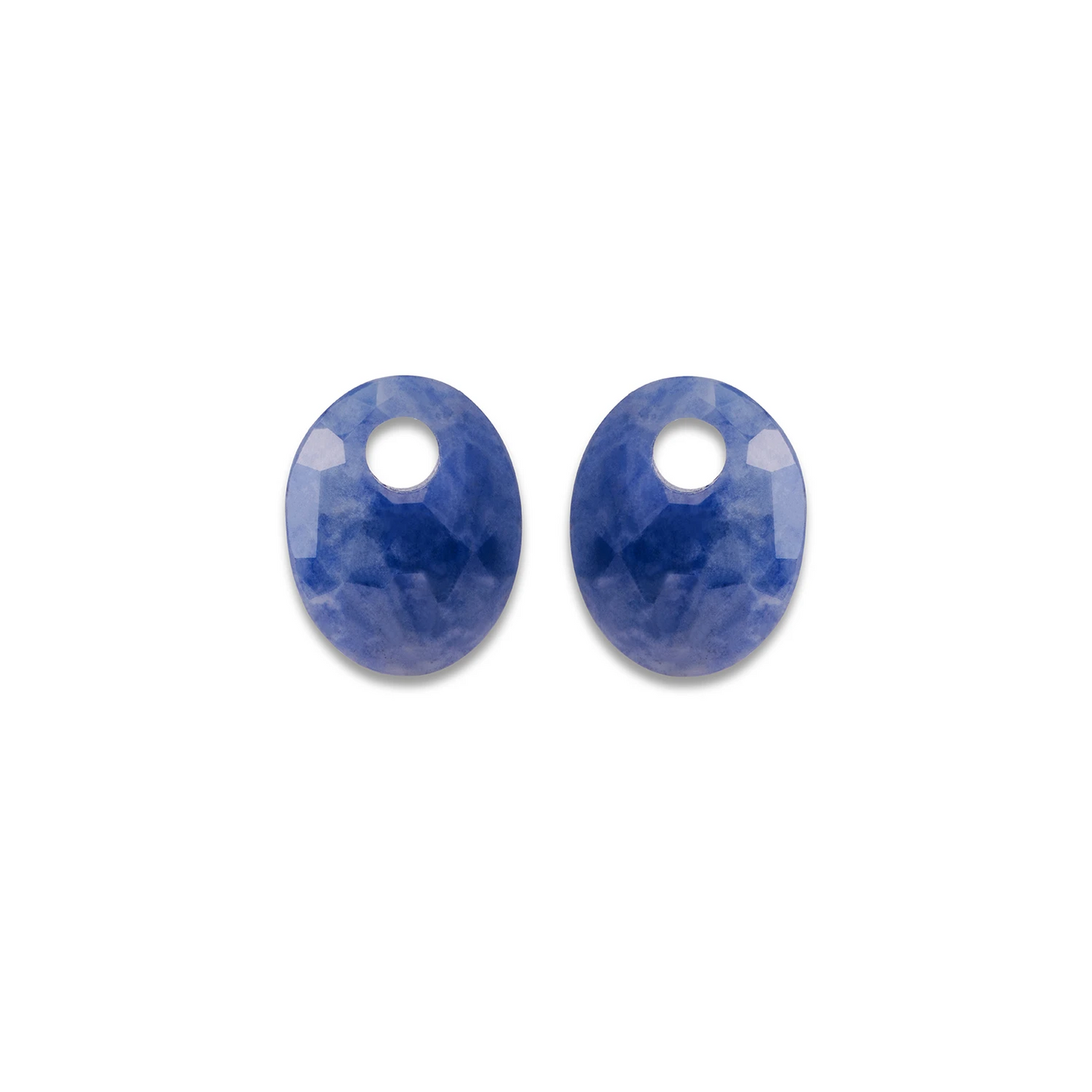 Earstones | Small Oval - Sodalite