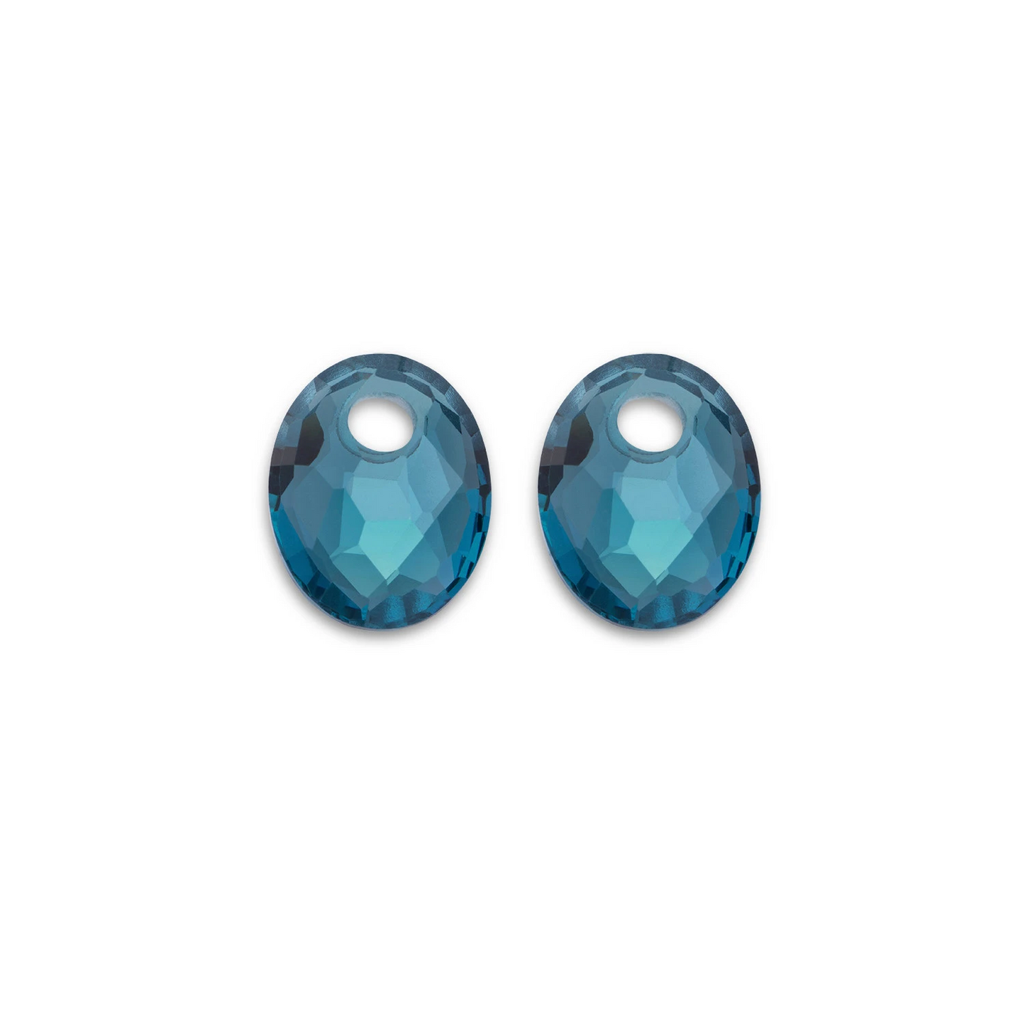 Earstones | Small Oval - Turquoise Quartz