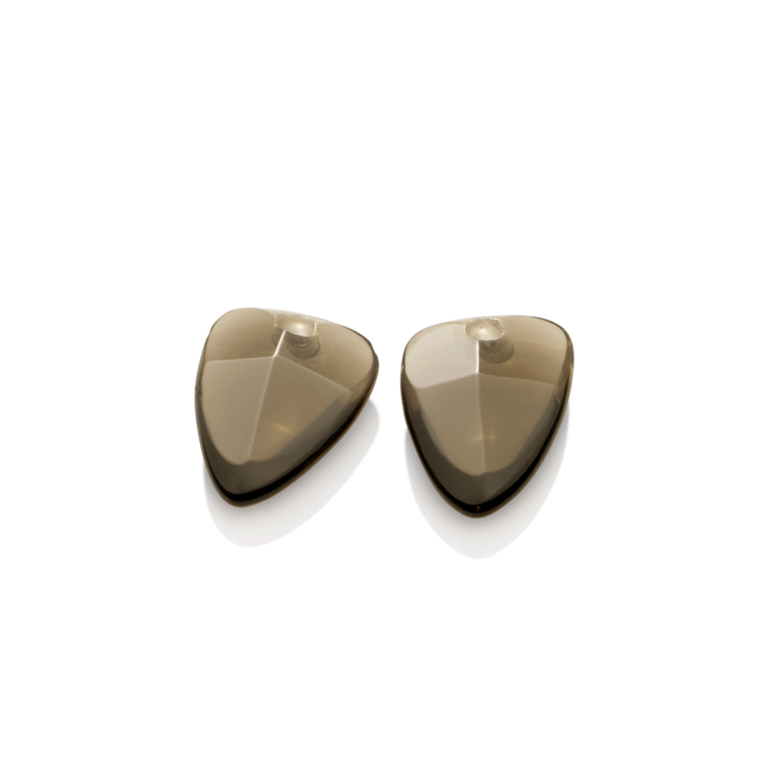 Earstones | Smoky Quartz Edge Minimals