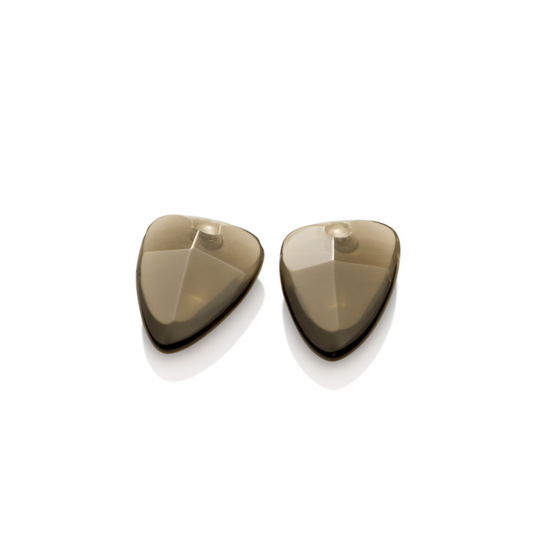 Earstones | Smoky Quartz Edge Minimals