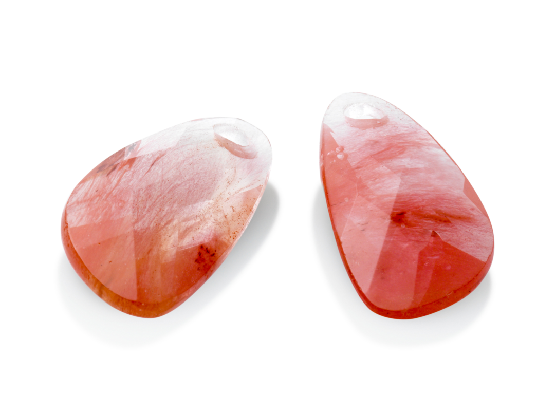 Earstones - Supernova - Cherry Quartz