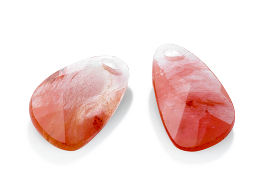 Earstones - Supernova - Cherry Quartz