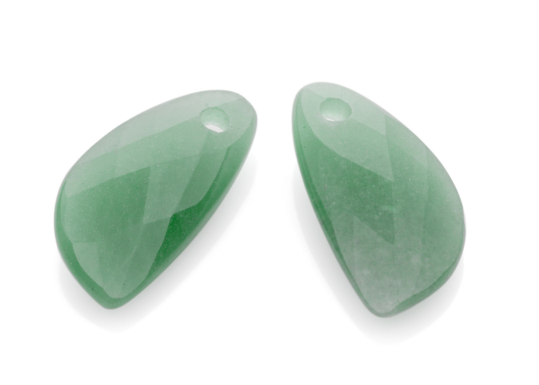 Earstones - Supernova - Green Aventurine