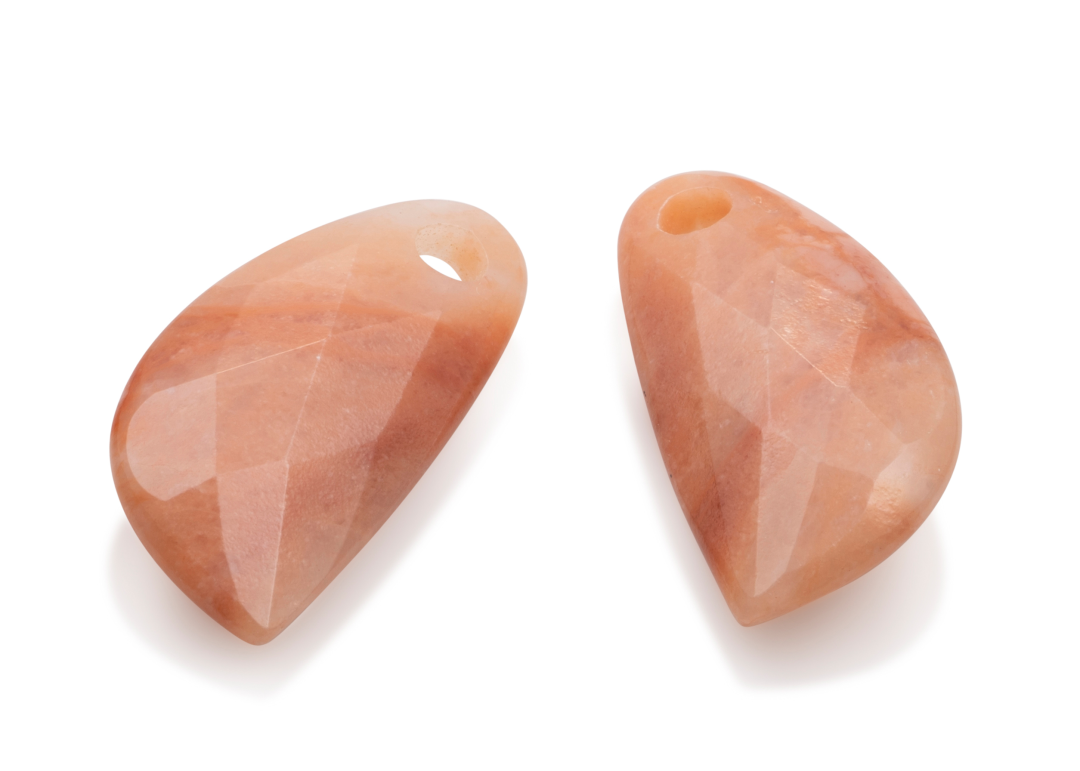 Earstones - Supernova - Peach Rhodonite