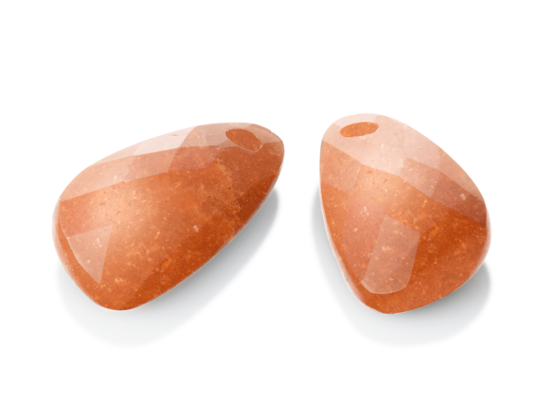 Earstones - Supernova - Red Aventurine