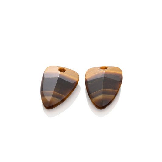 Earstones | Tiger Eye Edge Minimals
