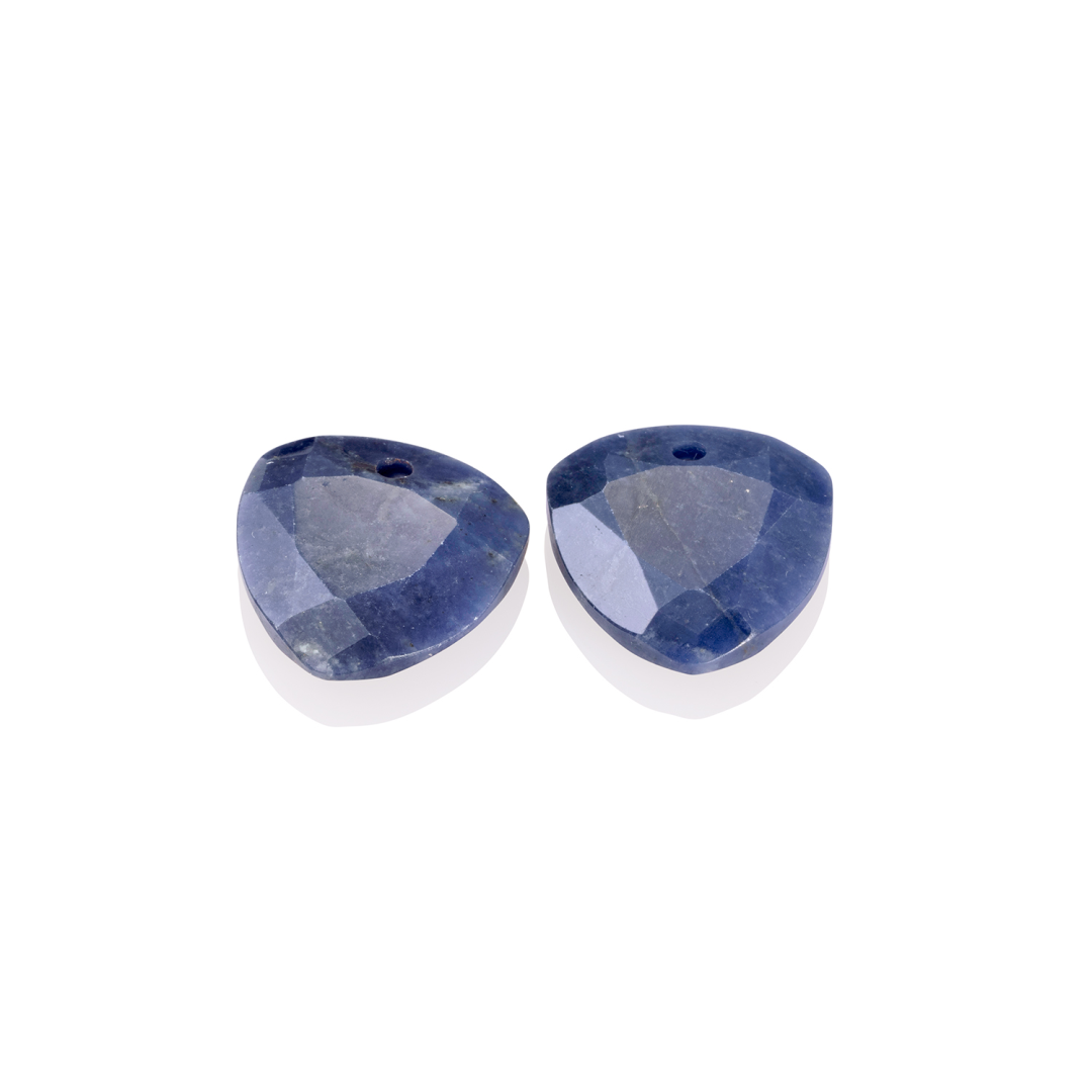 Earstones | Trillion Cut - Sodalite