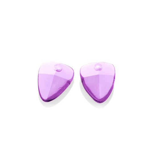 Earstones | Violet Quartz Edge Minimals