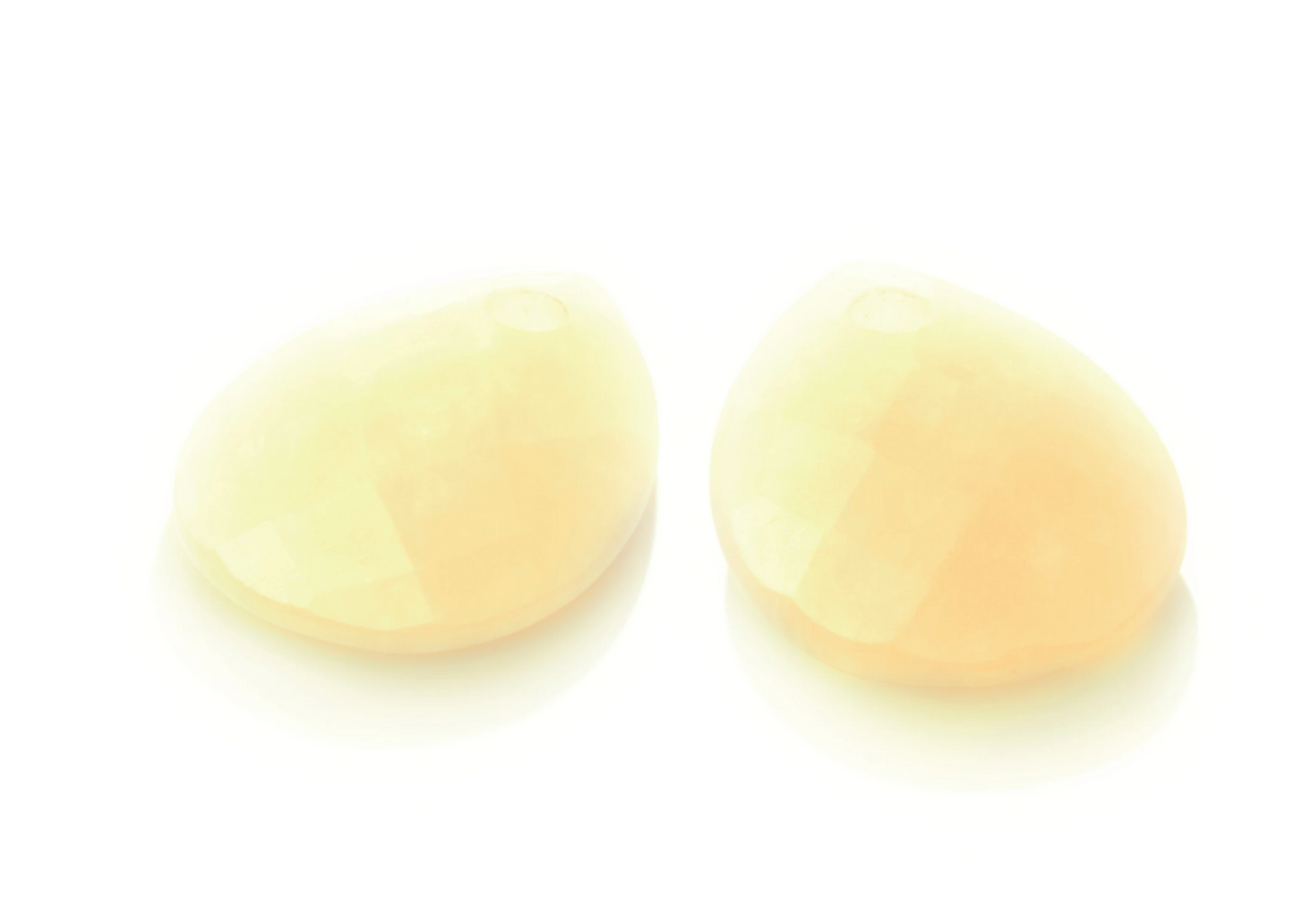 Facet Tear Drop - Yellow Jaspis