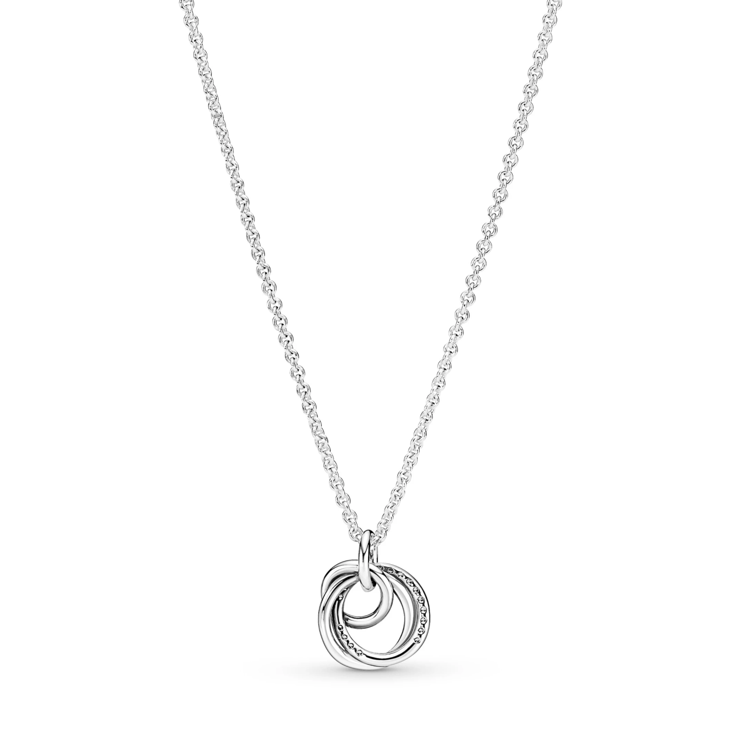 Family Always Encircled Pendant Necklace