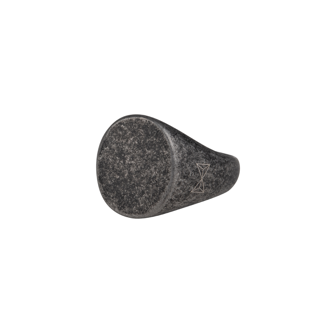 Ferro Ring Signet - Antique Ringmetaal Antiek M Heren
