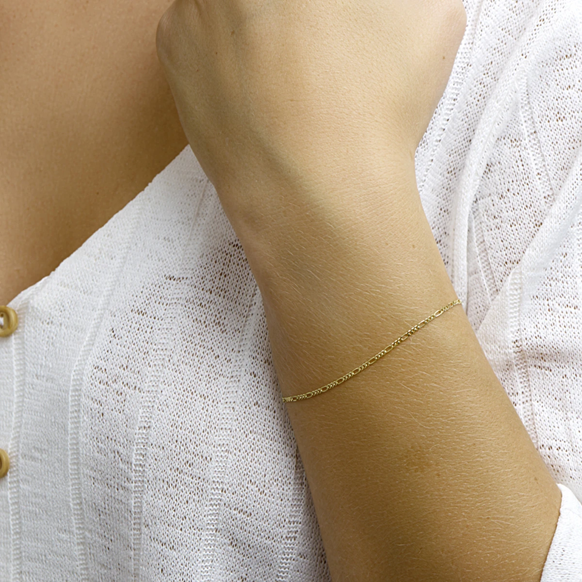 figaro 1,5 mm 14K geelgoud