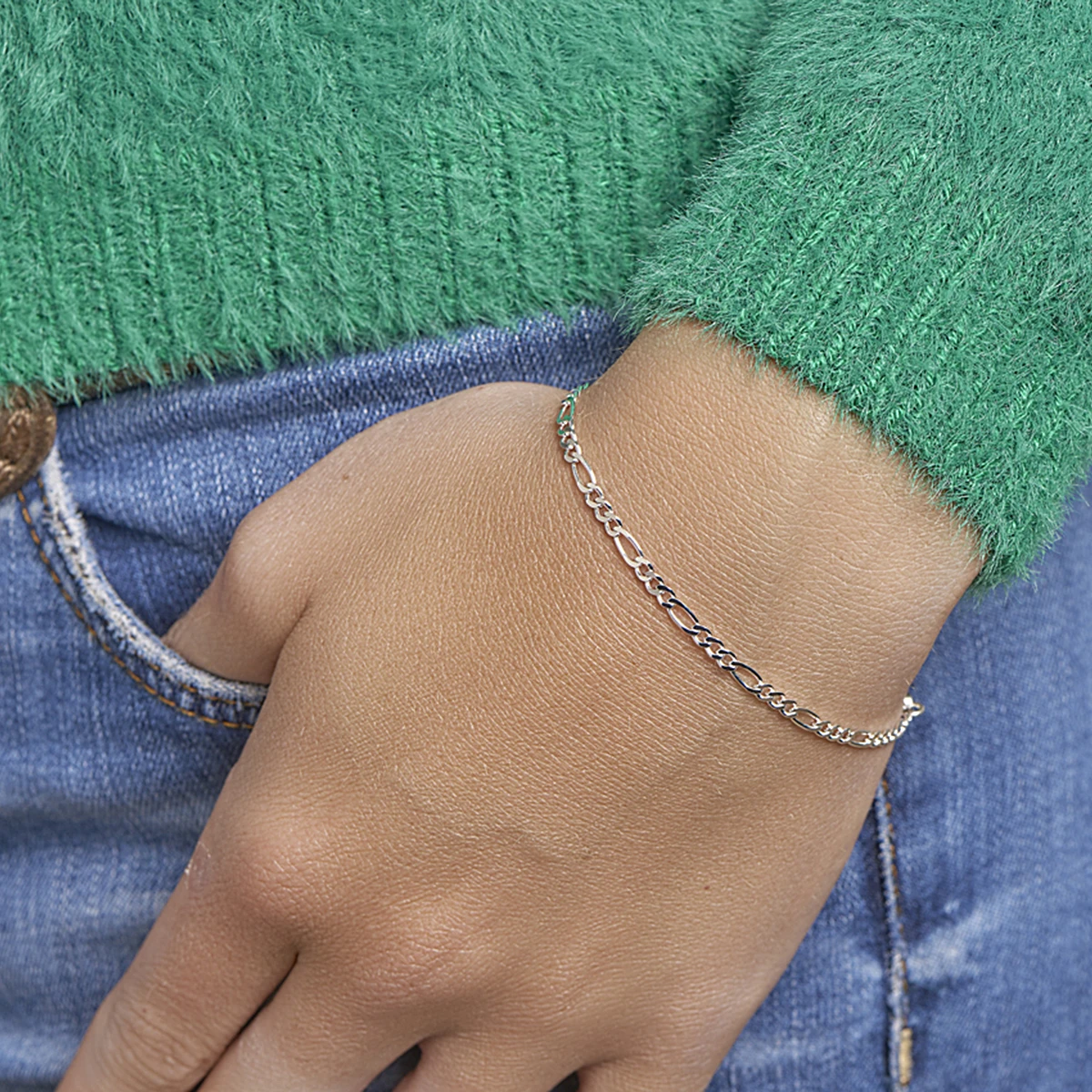 figaro 2,7 mm zilver wit