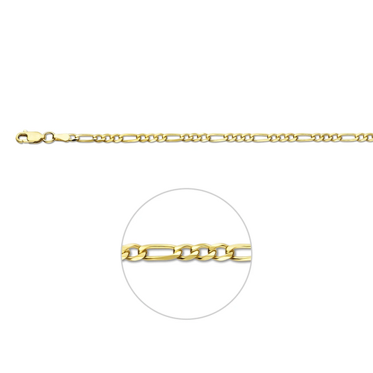 figaro 3,0 mm 14K geelgoud
