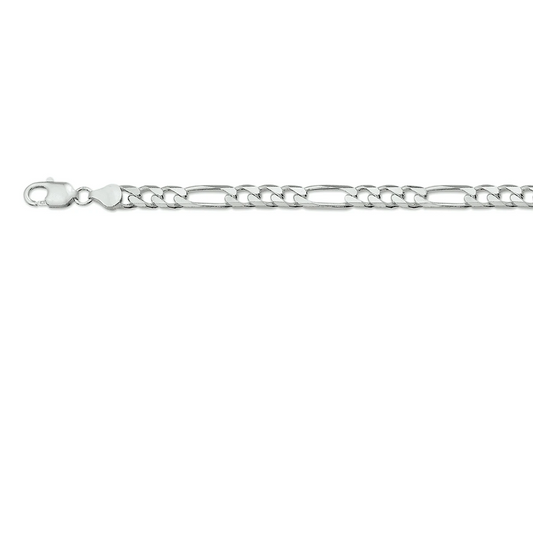 figaro 7 mm zilver wit